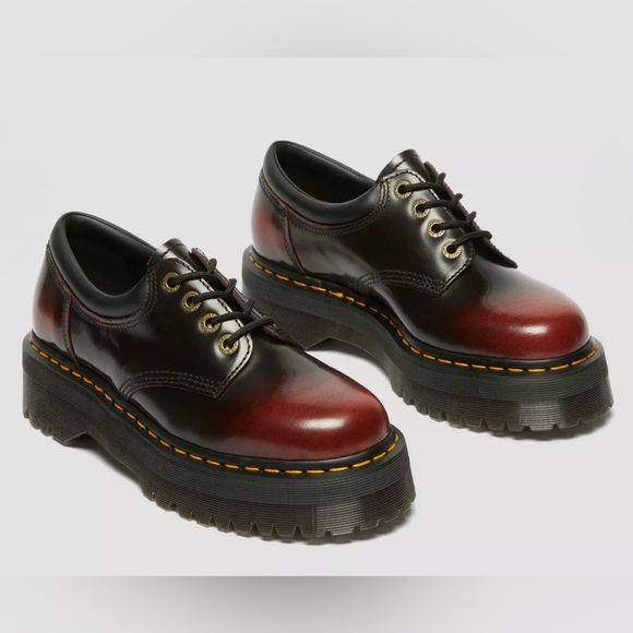 Dr. Martens Shoes - 8053 Arcadia Leather Quad Platform Shoes Dr. Martens